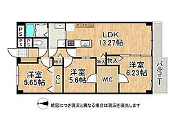 間取図画像 3LDK