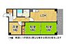 間取り：開放的な眺望と良好な日当たりを叶える3LDK物件