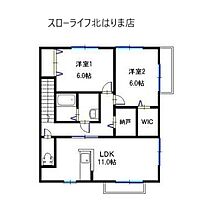 レイクサイド茜ヶ丘 201 ｜ 兵庫県西脇市野村町茜が丘（賃貸アパート2LDK・2階・60.79㎡） その2