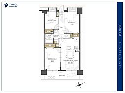 ベルポート朝霞弐番館 3LDKの間取図画像