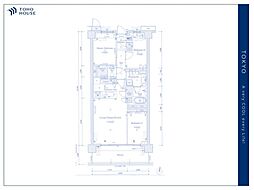 パークシティー高田馬場 3LDKの間取図画像