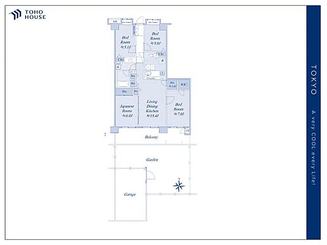 間取り ザ・ウインベル練馬武蔵関 1階/-