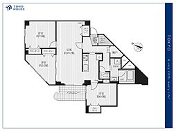 武蔵野グリーンタウンF棟 3LDKの間取図画像