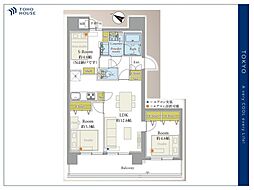 マイキャッスル大塚アーバンステージ 2SLDKの間取図画像