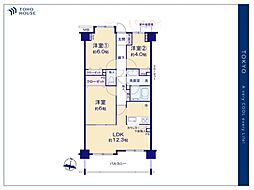 アルブル朝霞 3LDKの間取図画像
