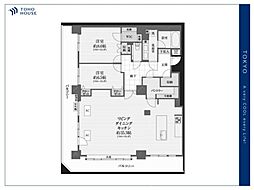 ライオンズタワー池袋 2LDKの間取図画像