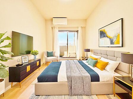 【配置してある家具や小物はCGによるイメージです。】【Bedroom】居室