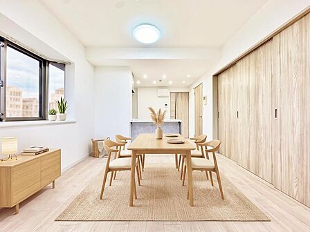 【配置してある家具や小物はCGによるイメージです。】【Livingroom】リビングルーム