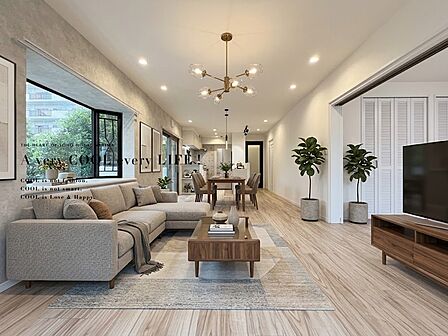 【配置してある家具や小物はCGによるイメージです】 【Livingroom】リビング
