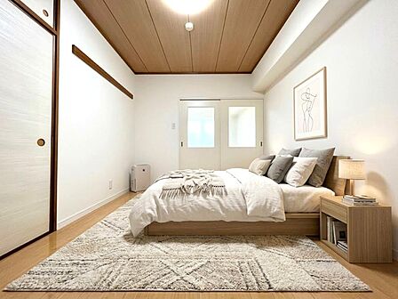 【配置してある家具や小物はCGによるイメージです。】【Bedroom】居室