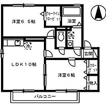 広島県福山市水呑町（賃貸アパート2LDK・2階・55.40㎡） その2