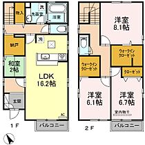 広島県福山市木之庄町６丁目（賃貸一戸建3LDK・2階・109.51㎡） その2