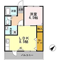 広島県福山市柳津町２丁目（賃貸アパート1LDK・2階・39.03㎡） その2