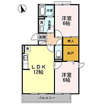 広島県福山市川口町４丁目（賃貸アパート2LDK・2階・56.30㎡） その2