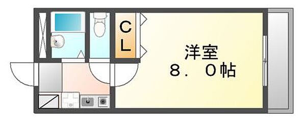 広島県福山市手城町３丁目(賃貸アパート1K・1階・26.49㎡)の写真 その3