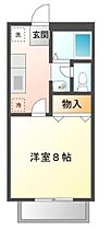 広島県福山市南蔵王町６丁目（賃貸アパート1K・1階・27.08㎡） その2