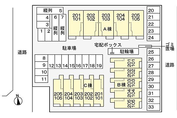 広島県福山市新涯町４丁目(賃貸アパート1LDK・2階・44.32㎡)の写真 その15