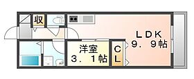 広島県福山市昭和町（賃貸マンション1LDK・4階・35.52㎡） その2