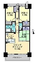 広島県福山市新涯町２丁目（賃貸マンション3LDK・10階・72.28㎡） その2