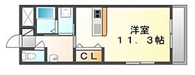 広島県福山市花園町２丁目（賃貸マンション1R・4階・31.08㎡） その2