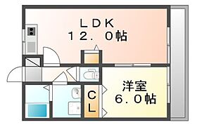 広島県福山市千田町大字坂田（賃貸アパート1LDK・1階・40.15㎡） その2