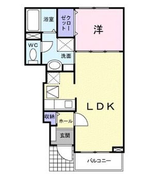 広島県福山市高西町２丁目(賃貸アパート1LDK・1階・37.13㎡)の写真 その3