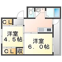 岡山県玉野市玉原２丁目（賃貸マンション2K・2階・33.51㎡） その2