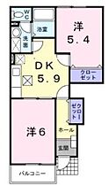 広島県福山市加茂町字上加茂（賃貸アパート2DK・1階・42.77㎡） その1