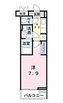 広島県福山市新涯町５丁目（賃貸アパート1K・3階・26.15㎡） その1