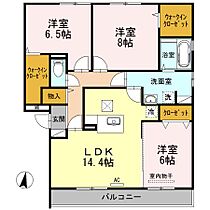 広島県福山市東深津町２丁目（賃貸アパート3LDK・3階・85.00㎡） その2