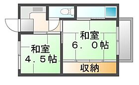 岡山県倉敷市東塚３丁目（賃貸マンション2K・1階・28.98㎡） その2