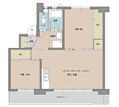 岡山県総社市上原（賃貸マンション2LDK・4階・53.08㎡） その2