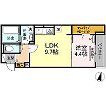 広島県福山市西町１丁目（賃貸アパート1LDK・3階・37.98㎡） その1