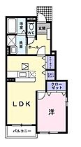 岡山県井原市西江原町（賃貸アパート1LDK・1階・45.72㎡） その2