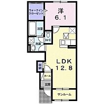 岡山県井原市西江原町（賃貸アパート1LDK・1階・50.16㎡） その2