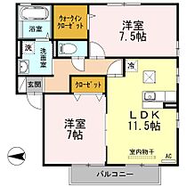 広島県福山市神辺町大字川南（賃貸アパート2LDK・1階・62.91㎡） その2