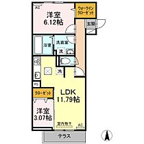 広島県福山市手城町３丁目（賃貸アパート2LDK・1階・52.88㎡） その2