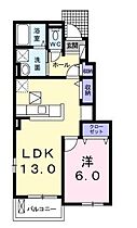 広島県福山市瀬戸町大字地頭分（賃貸アパート1LDK・1階・45.82㎡） その2