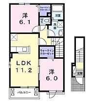 広島県福山市南今津町（賃貸アパート2LDK・2階・57.64㎡） その2