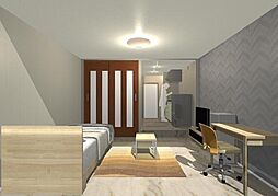 JR山陽本線 福山駅 徒歩29分の賃貸アパート 3階1Kのリビング/ダイニング