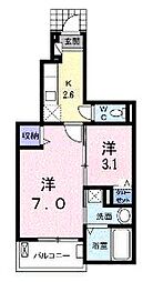 ノースカントリーS 1SKの間取図画像