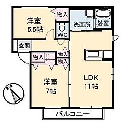 物件の間取り