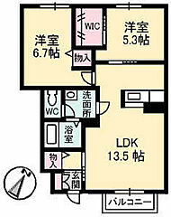 物件の間取り