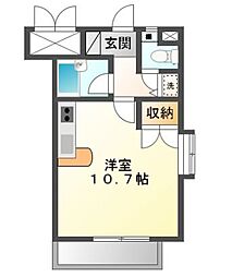 ダイアパレス宝町リージェント ワンルームの間取図画像