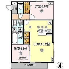 物件の間取り