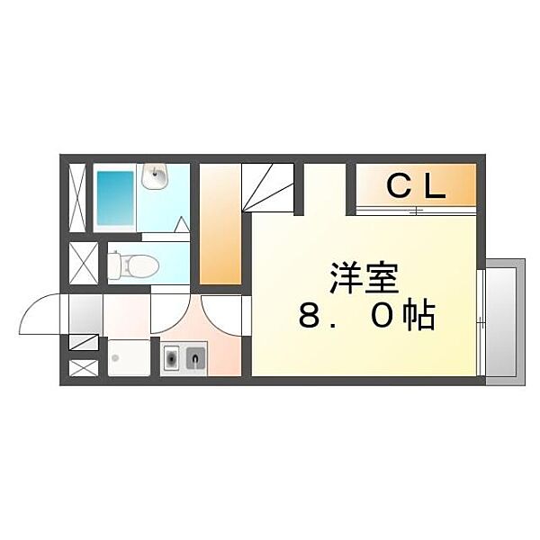 広島県福山市引野町北２丁目(賃貸アパート1K・1階・19.87㎡)の写真 その3