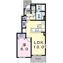 フルリール・ミル・カピタル2 101 ｜ 大分県宇佐市大字四日市1560番6号（賃貸アパート1LDK・1階・45.82㎡） その2