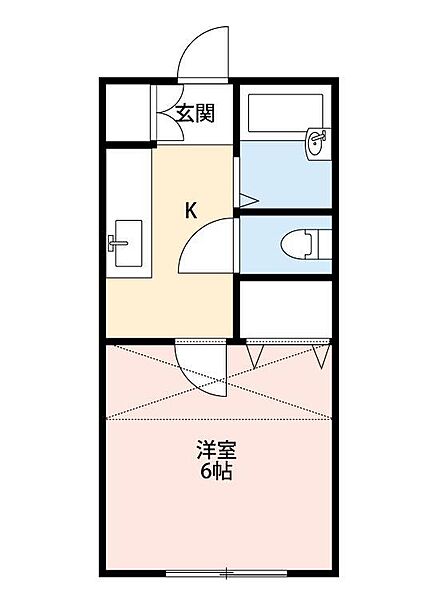 カーザ方丈 105｜静岡県袋井市方丈6丁目(賃貸アパート1K・1階・18.63㎡)の写真 その2