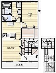 LOTUS大谷 1LDKの間取図画像