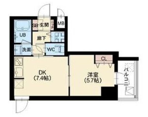 スプランディッド堀江 ｜大阪府大阪市西区南堀江2丁目(賃貸マンション1DK・7階・32.67㎡)の写真 その2